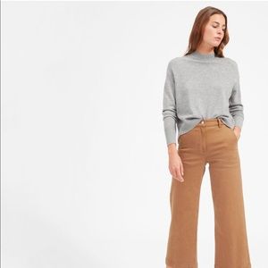 Everlane Cashmere Cropped Mockneck Sweater